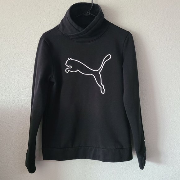Puma Black Tradewind Pullover Sweatshirt Women's Size M - Picture 1 of 9